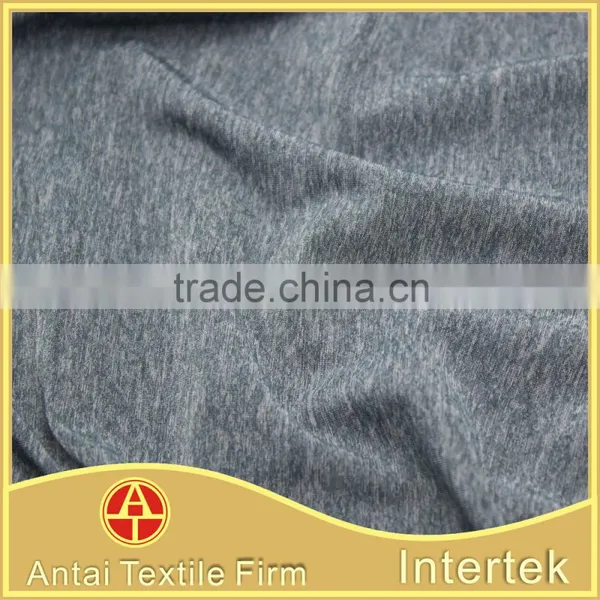 Knitted Polyester Nylon Durable Stretch Fitness Fabric for Sportswear photo-3