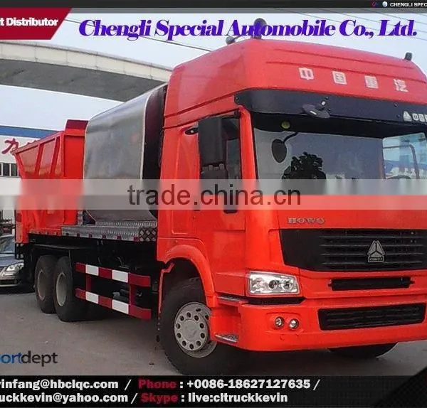 Synchronous Chip Sealer Truck Asphalt Paver Truck