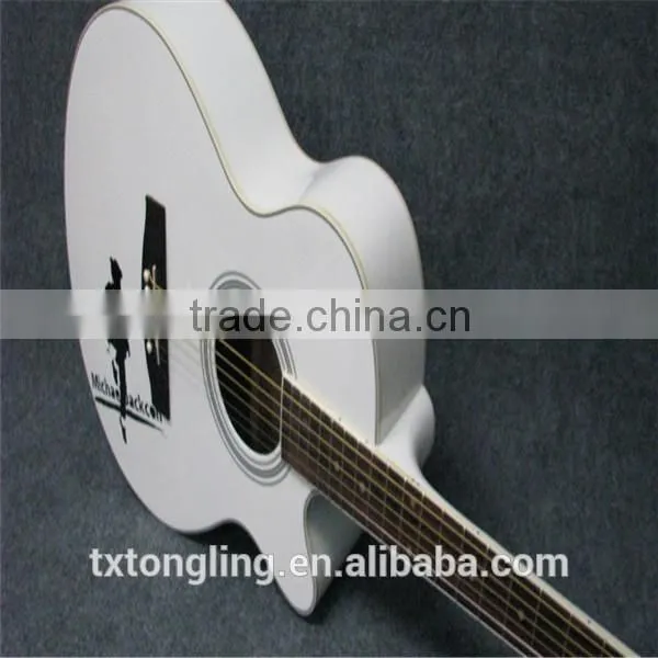 Art Paint White Color Guitar (TL-0050) photo-3