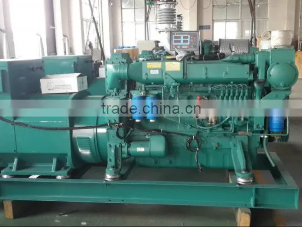 CCS 187.5KVA Marine Diesel Generator 150KW / 150KW Marine Diesel Generator Set Weichai photo-2