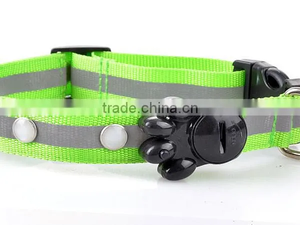 Yl66 Hot Sale Light up Dog Collars LED Dog Neck Belt Dog Necktie