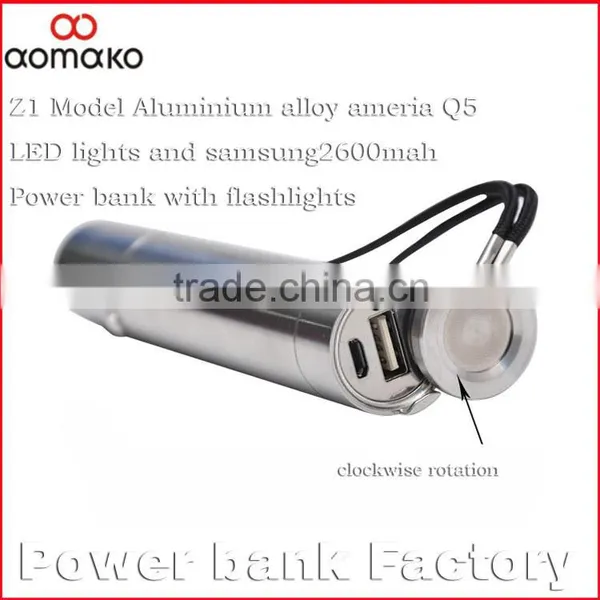 Manufactory Sell Charger With America Q5 Lamp Flashlights Mobile Power Bank photo-3