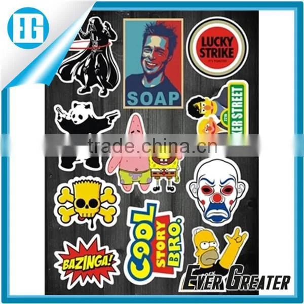 Custom Vinyl Stickers Cartoon Sticker Vinyl Sticker for Holiday Gift,promotional Gift photo-2