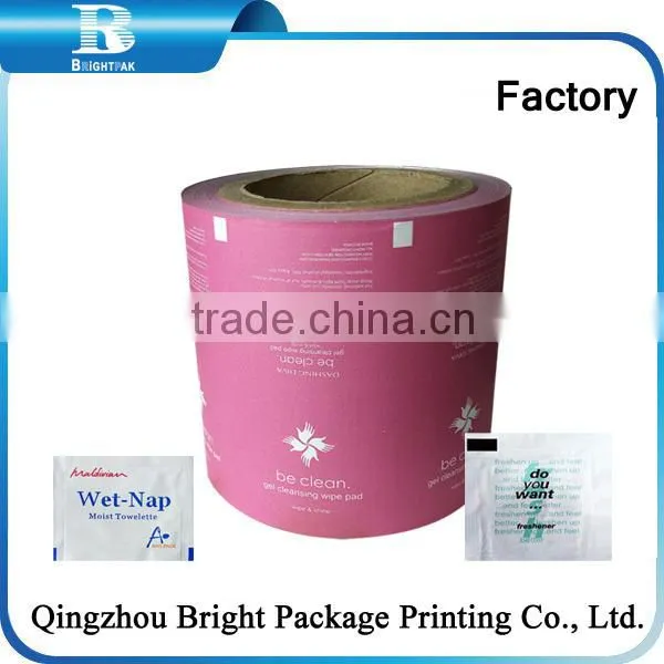 Silver Aluminum Foil Paper Packing Application, Aluminum Foil Wrapping Paper for Glasses Cleaning Wipes,Handy Freshener Wet Wipe photo-5