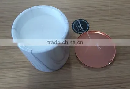2016 Decorative Handmade Soy Wax Ceramic Scented Candle With Lid photo-2
