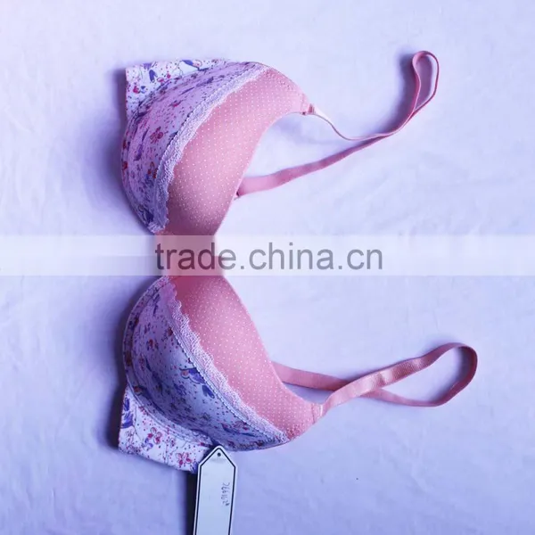 China Bra Factory Mature Lady Printed Bra Sexy Women Bra Underwear photo-4