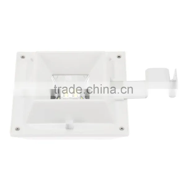 3W 6 LEDs Solar Powered Wall Mount Lamp Security Outdoor Light Dusk to Dawn Auto On/Off for Garden Door Street Yard Path White photo-4