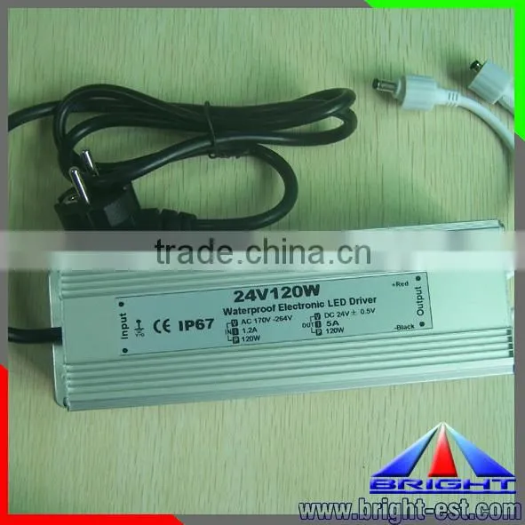 120w Led Driver, Waterproof IP67 Led Driver