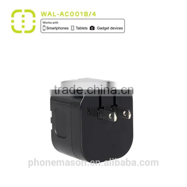 Latest Walnut 2.1A Mobile Phone USB Main Charger for Smartphone photo-3