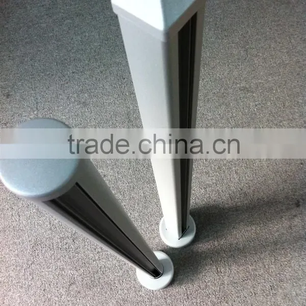 1265mm High Balcony Glass Railing Aluminum Post photo-3