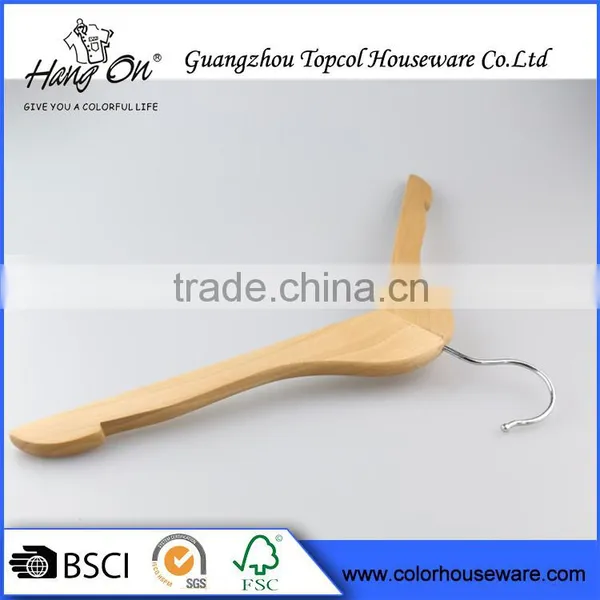 Natural Garment Wooden Hanger for Clothes photo-2