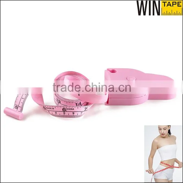 Hot Sale Pink Environment-friendly Unique Design Promotional Gift Custom Printed Waist Measuring Tool photo-2