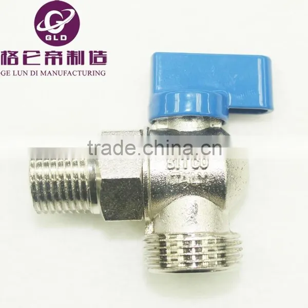 Factory Directly Supply Open Brass Washing Angle Ball Valve photo-2