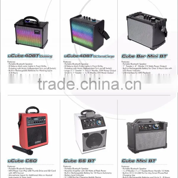 Stage Speaker With Disco Light With Portable Handle Multi-Color Wireless Club Pro System Trolley Speaker photo-5