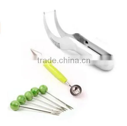 2016 Watermelon Cantaloupe or Honeydrew,Sharp Stainless Steel Server Corer Cutter photo-2
