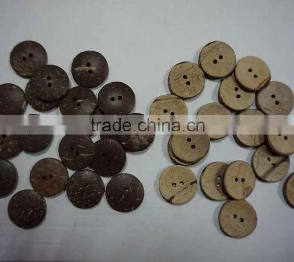 Fashionable Coconut Shell Button Size 44L photo-4
