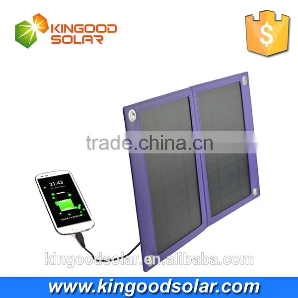 2016 Newest Charged Product Foldable Solar Charger 7W/flexible Soalr Panel Usb photo-6