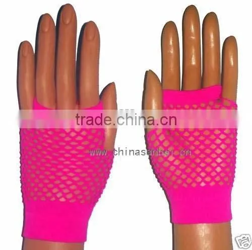 Wrist Fishnet Gloves Party Fancy Dress Bride Glove photo-3