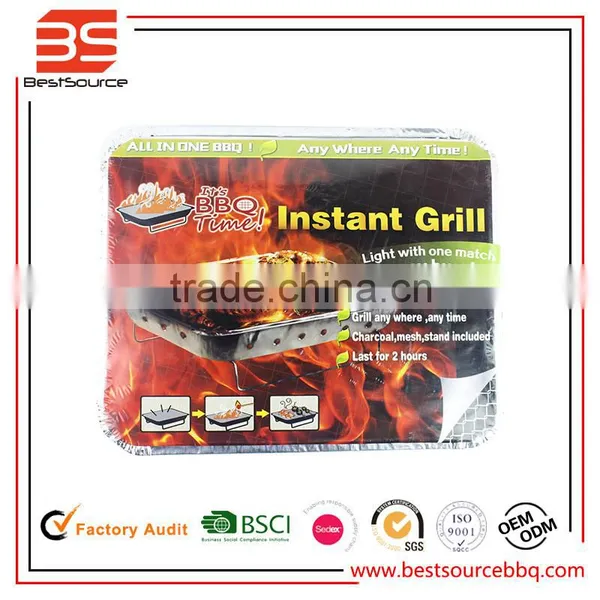 Instant Grill Disposable Grill Pan Hot New Arrival BBQ Tools Grill Pan Heat Resistant Bakeware for Sale