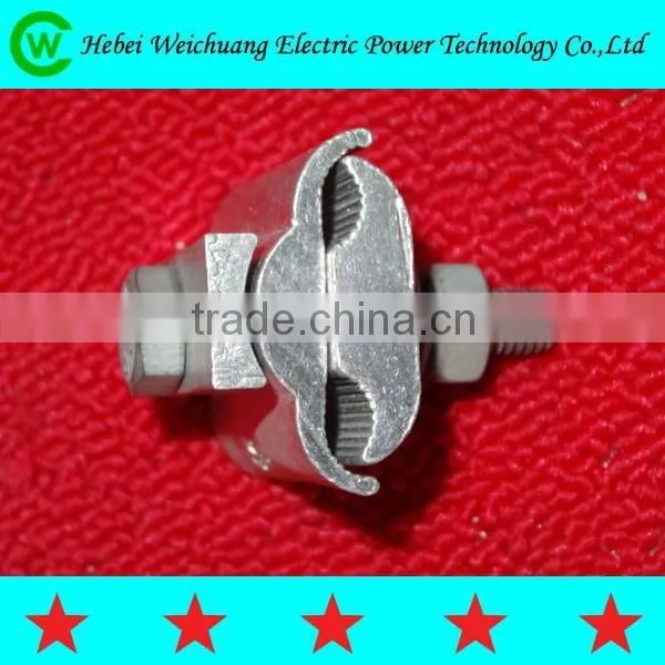 Double Bolts High Quality Aluminium Copper Parallel Groove PG Clamp/ Electrical Wire Clamp photo-4