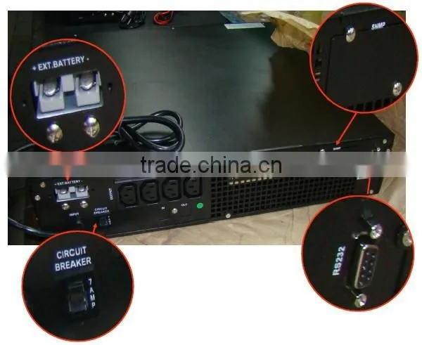 1kva 1000va 110v 220v Rack Mount Online Ups Power photo-4