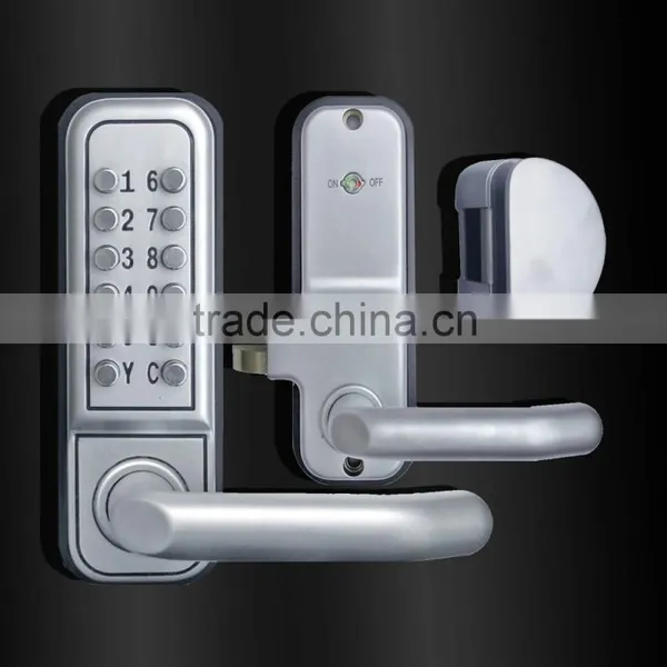 Mechanical Password Lock Without Battery and Key Glass Door Lock Steel Door Lock photo-4