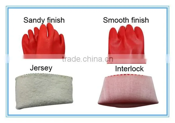 PVC Dipped Industrial Gloves Safety Working Gloves Cut Gloves photo-2