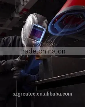 Black PVC Safety Helmet Simple Cheap Mask Auto photo-6