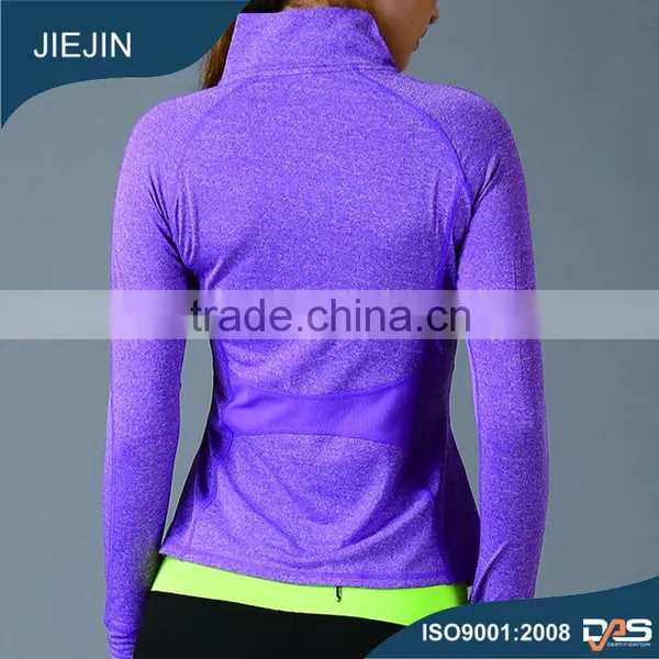 2016 Fashion Custom Women Yoga Jacket Sports Jacket photo-3