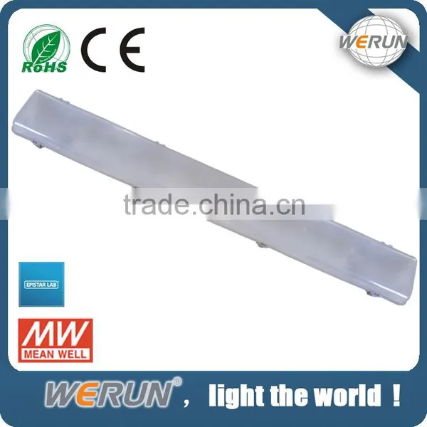 Waterproof PC/Aluminum Housing Tube Led Tri Proof Light