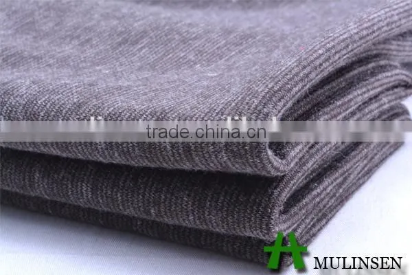 Shaoxing Mulinsen Textile Polyester Rayon Stretch Jersey Melange Fabric photo-5