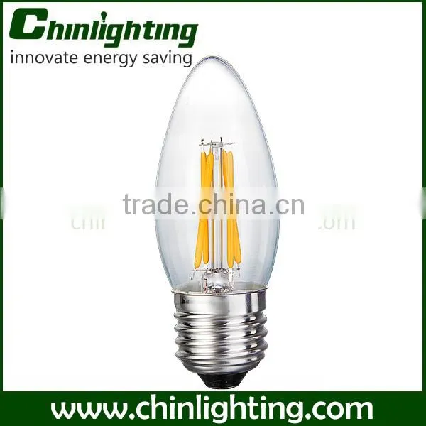 Standard Chandelier C35 2700k Led Filament Candle Light E14 C35 Led Filament Bulb 4w Candle C32 C35 C37 E14 4w C35 Led Filament photo-3