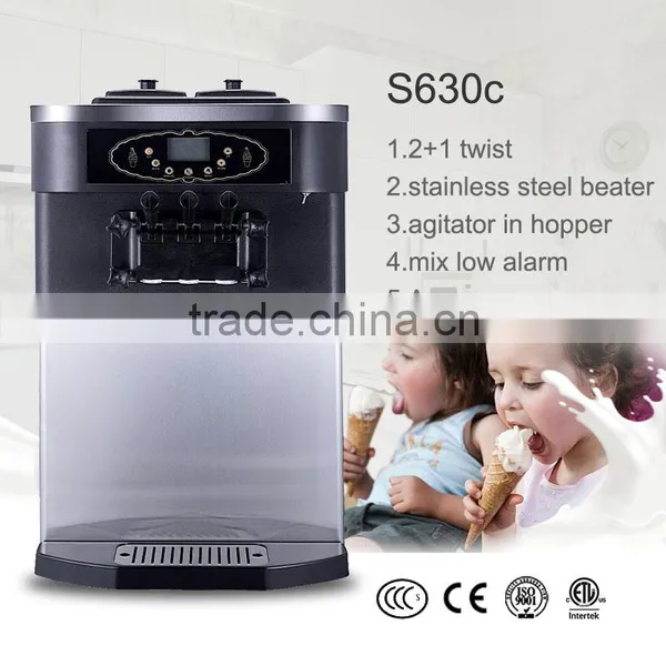 Three Handle Import Compressor Ice Cream Machines in India Price