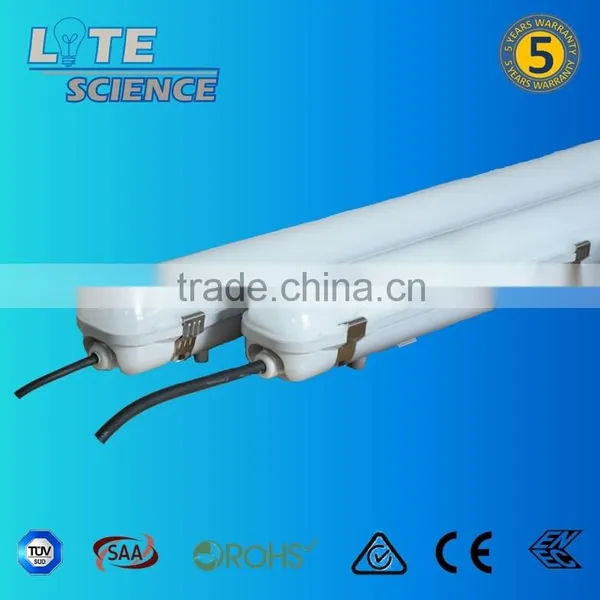 Ip65 2ft 0.6m 15W Dali Driver Led Tri-proof Light Fixture Waterproof Led Tri-proof Light photo-2