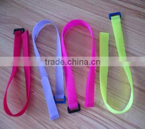 Security Cable Ties, Hook Loop Back to Back Cable Ties, Colorful Self-locking Hook Loop Cable Ties photo-3