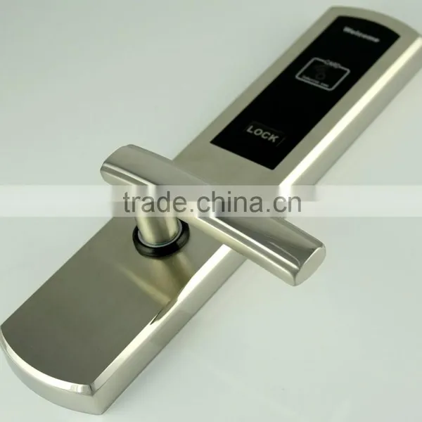 304 Stainless Steel Rfid Card Security Electric Handle Digital Hotel Smart Keyless Safety Lock photo-5