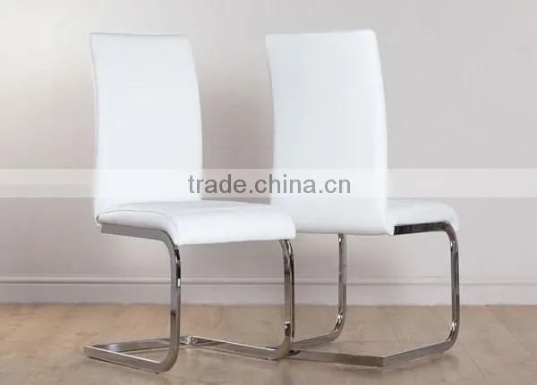 DC-2512 Perth White Leather Dining Chair photo-2