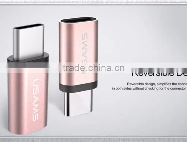 Micro to Type C Adapter USAMS Data Sync Charging USB Type C Male to Micro USB Female Data Adapter Connector photo-5