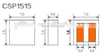 China Suppliers Newest Led Light 2015 Flip Chip LED CSP1515 for LED Smart Lights photo-5