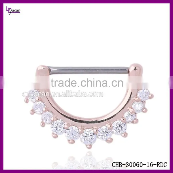 Adhesive Body Jewelry Beautiful Nipple Ring photo-3