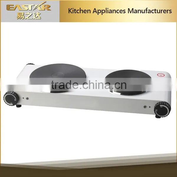 Stainless Steel Housing Double Cooking Machine Electric Hot Plate Cooker for Sale photo-2