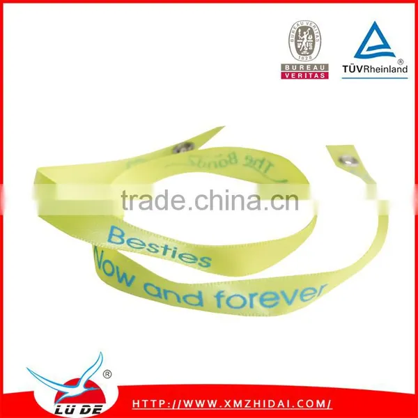 2016 Festival Happy Event Fabric Ribbon Wristband photo-4