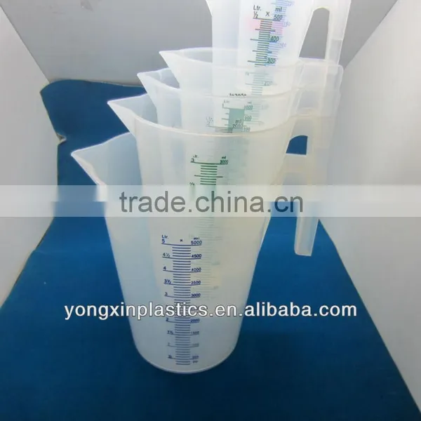 plastic 250ml-5L measuring cup