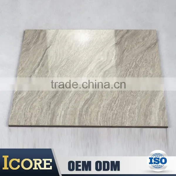 China Grey Ceramic Floor Tile Nano Polished Double Charge Vitrified Tiles photo-2