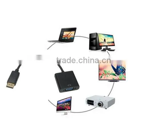 1080P Display Port DP Male to VGA Female Adapter Display Port Converter Connectors Cable V1.1 photo-6