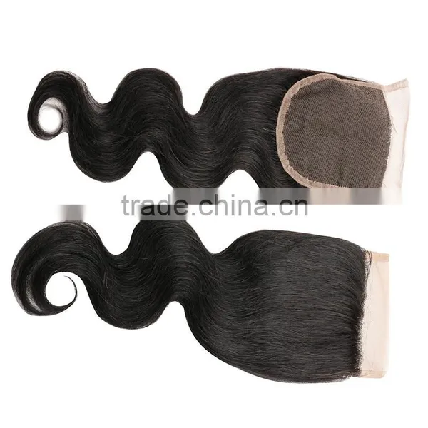 7A Brazilian Body Wave Closure 100% Virgin Human Hair 3.5x4 Swiss Lace Closure Bleached Knots Free Middle 3 Way Part Top Closure photo-6