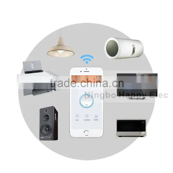 Wifi/ Zigbee/bluetooth Plug in Control Light Wi-Fi Smart Plug Wifi Socket photo-5