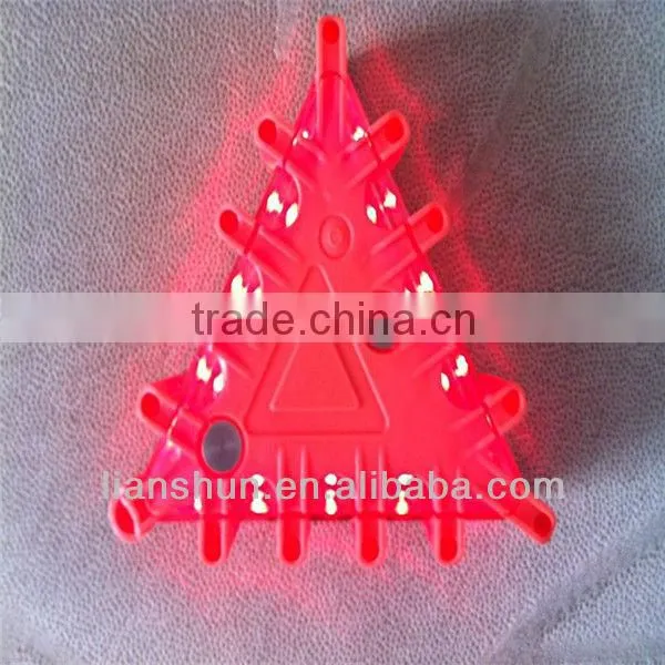 Multifunction Light, Emergency Warning Flashlight, Triangle Design, Red Flash Light, Emergency Tools