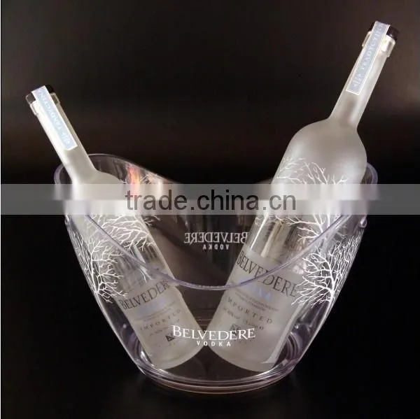 Oval Shape Plastic Ice Bucket With Different Sizes photo-4