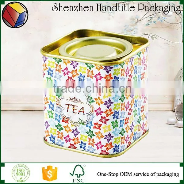Lovely and Colorful Tin Tea Tin Hot Sale Christmas Gift photo-5